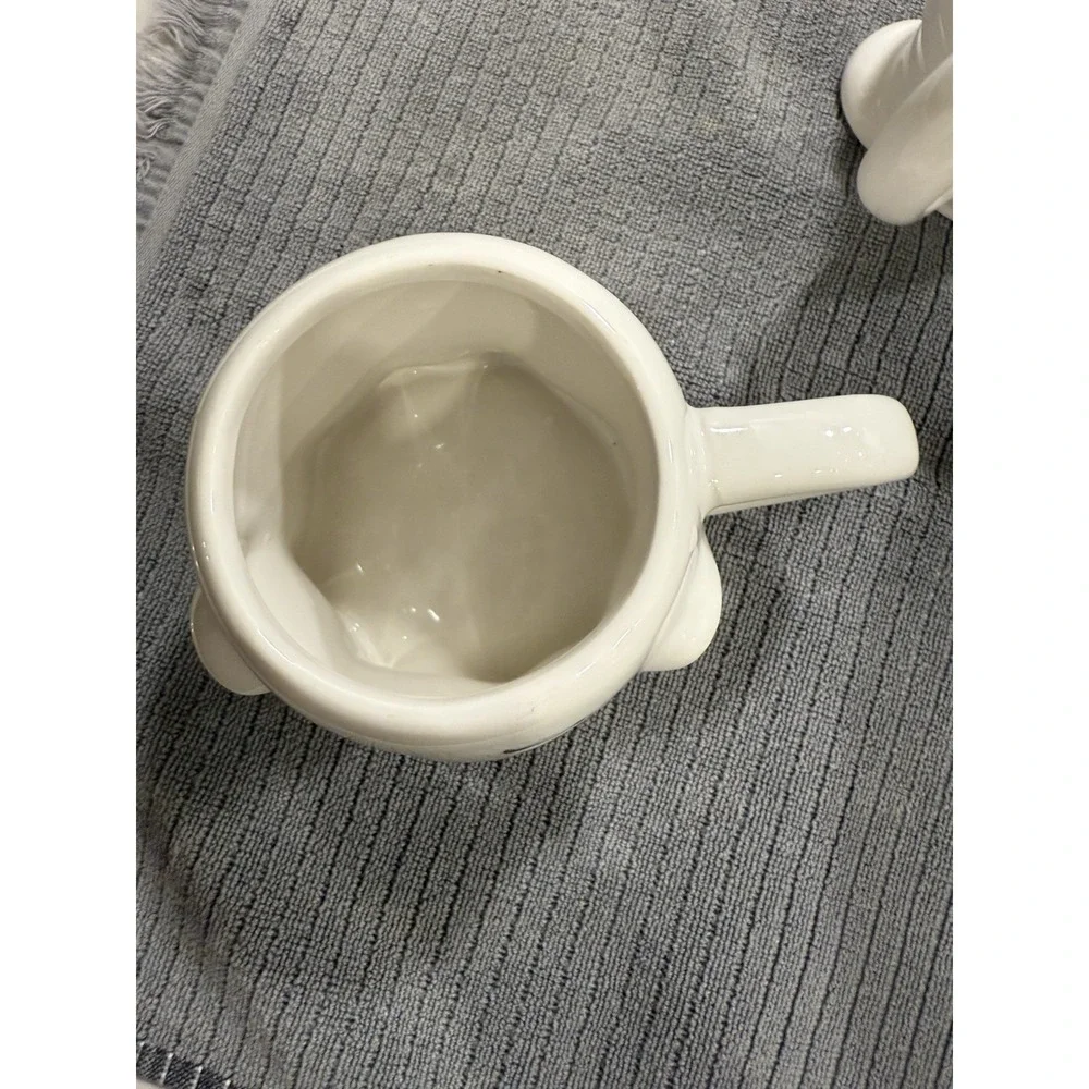 Spritz Halloween Mug Set of 2 Mummy and Ghost Ceramic Cups